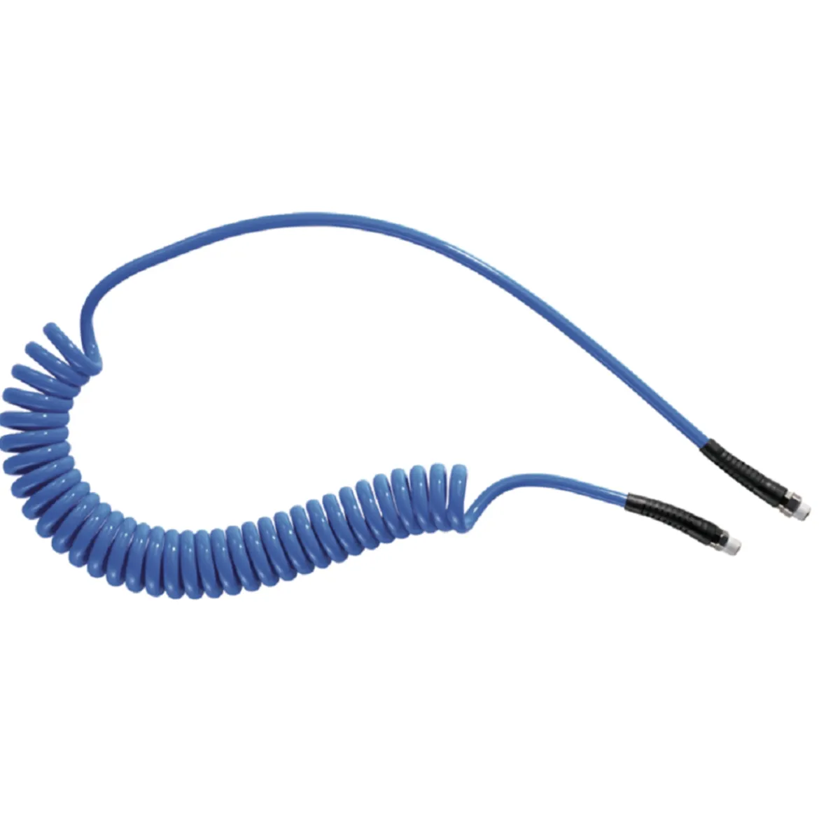 Prevost 3/8" x 26.24' Blue Coil Hose w/Fixed & Swivel Fitting (PUS288)