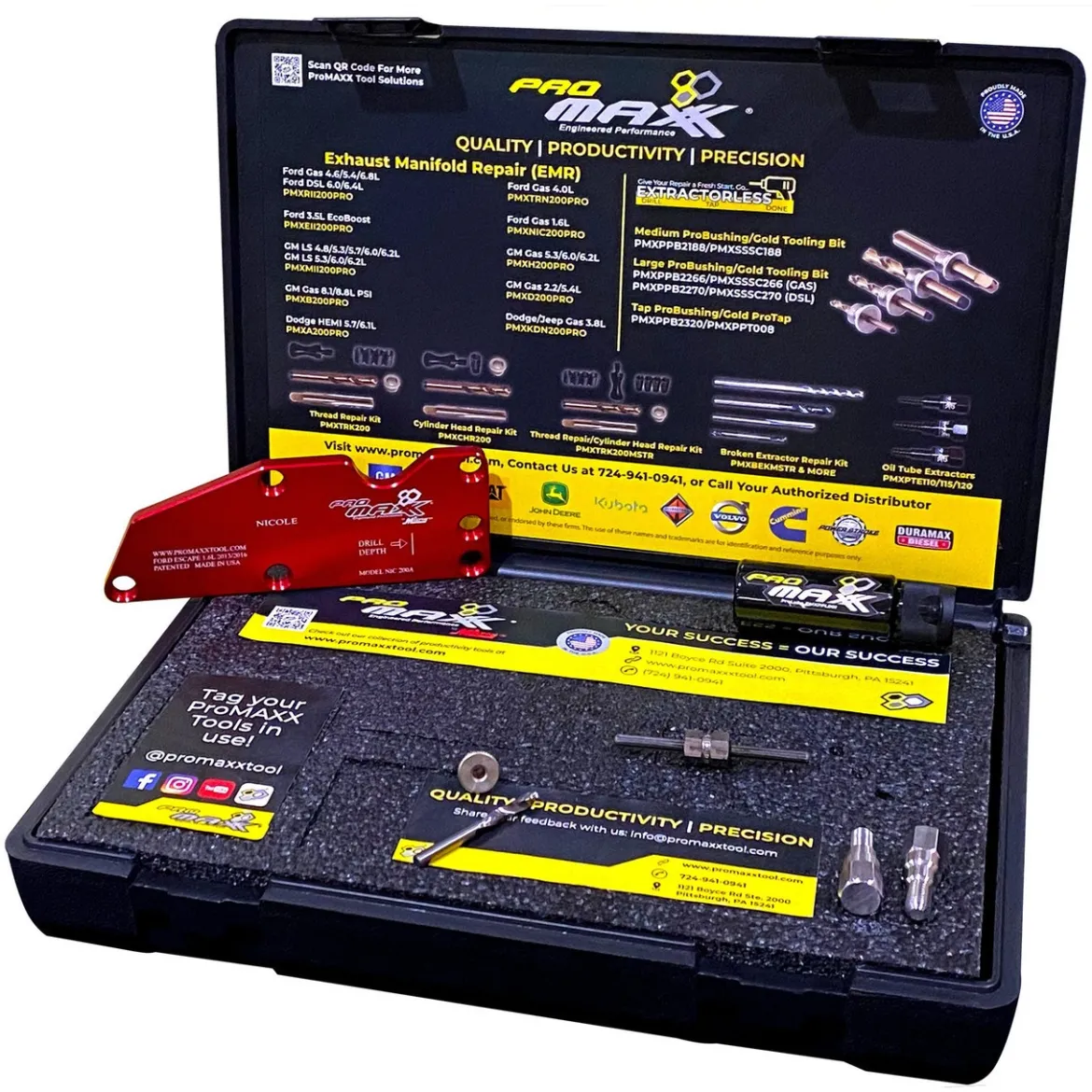 ProMAXX 1.6L Ecoboost Exhaust Manifold Broken Bolt Repair Kit (PMXNIC200BSE)