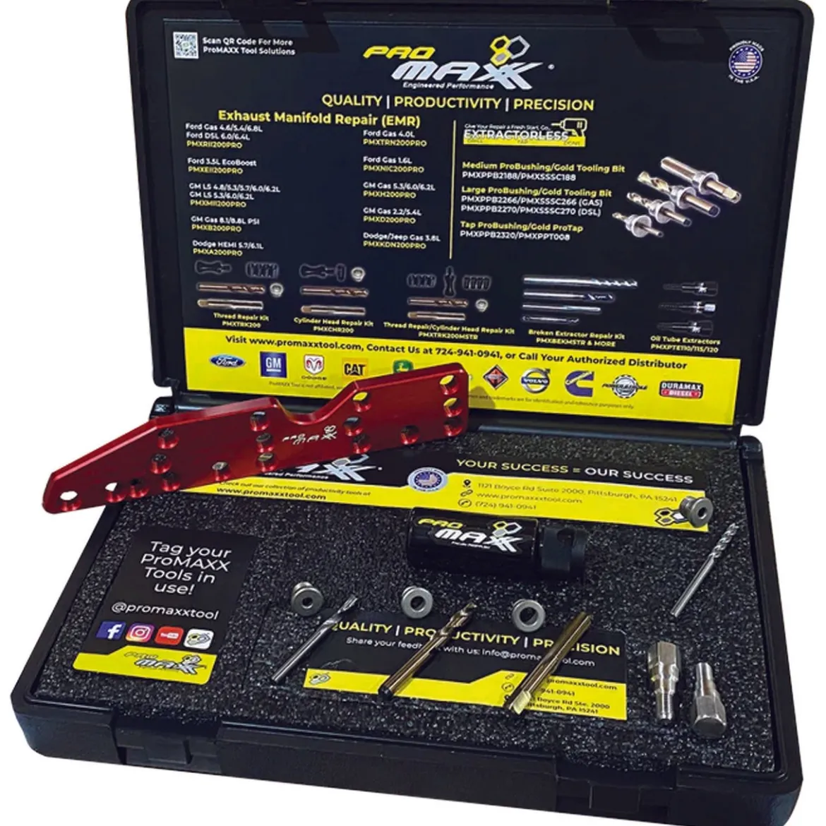 ProMAXX 3.5L Ecoboost Exhaust Manifold Broken Bolt Repair Kit (PMXEII200BSE)