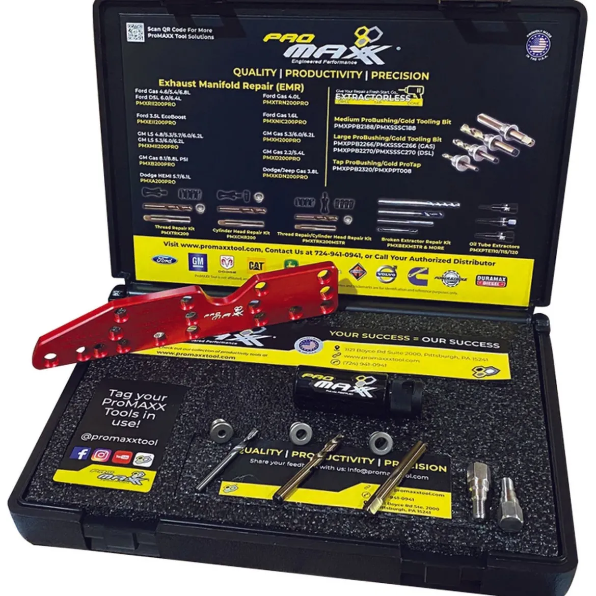 ProMAXX 3.5L Ecoboost Exhaust Manifold Broken Bolt Repair Kit (PMXEII200BSE)