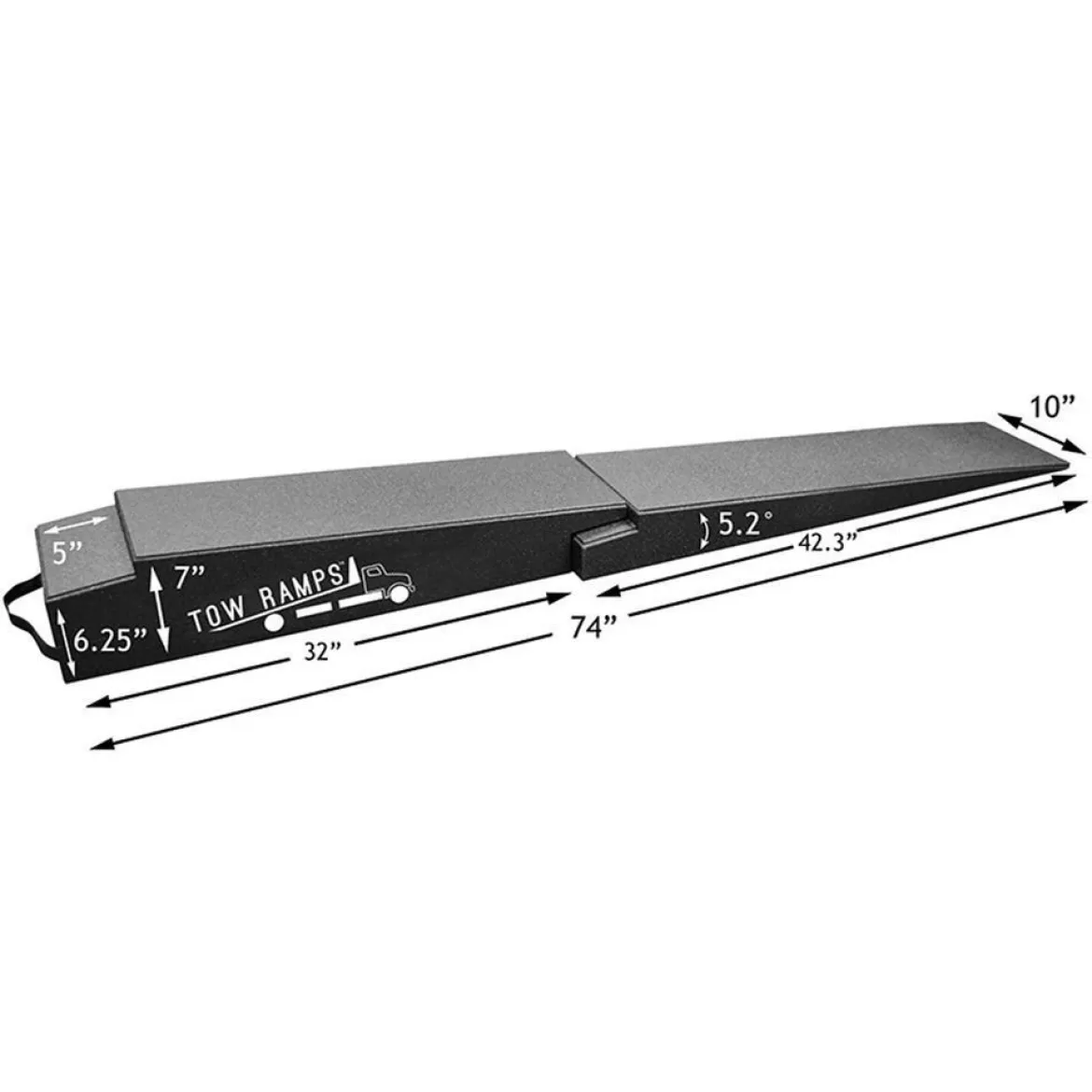 Race Ramps 74" Two Piece Multi-Usage Tow Ramps (BT-TT-7-10-2)