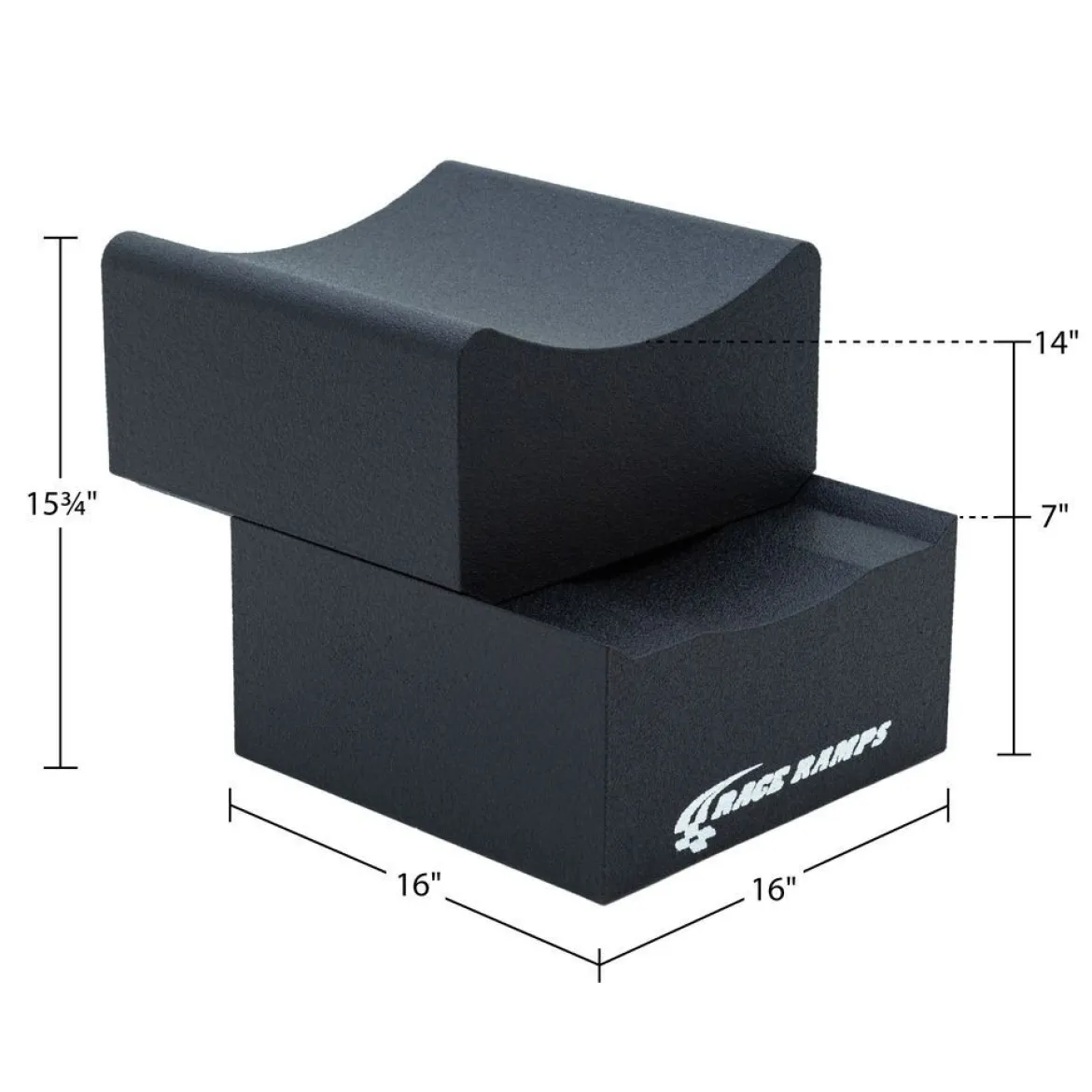 Race Ramps 14" Two-Piece Supercar Wheel Cribs (RR-WC-14-SC-2)