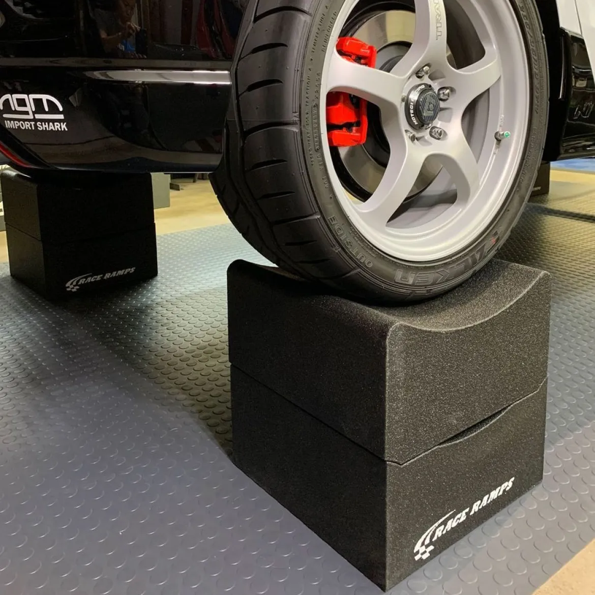 Race Ramps 14" Two-Piece Supercar Wheel Cribs (RR-WC-14-SC-2)