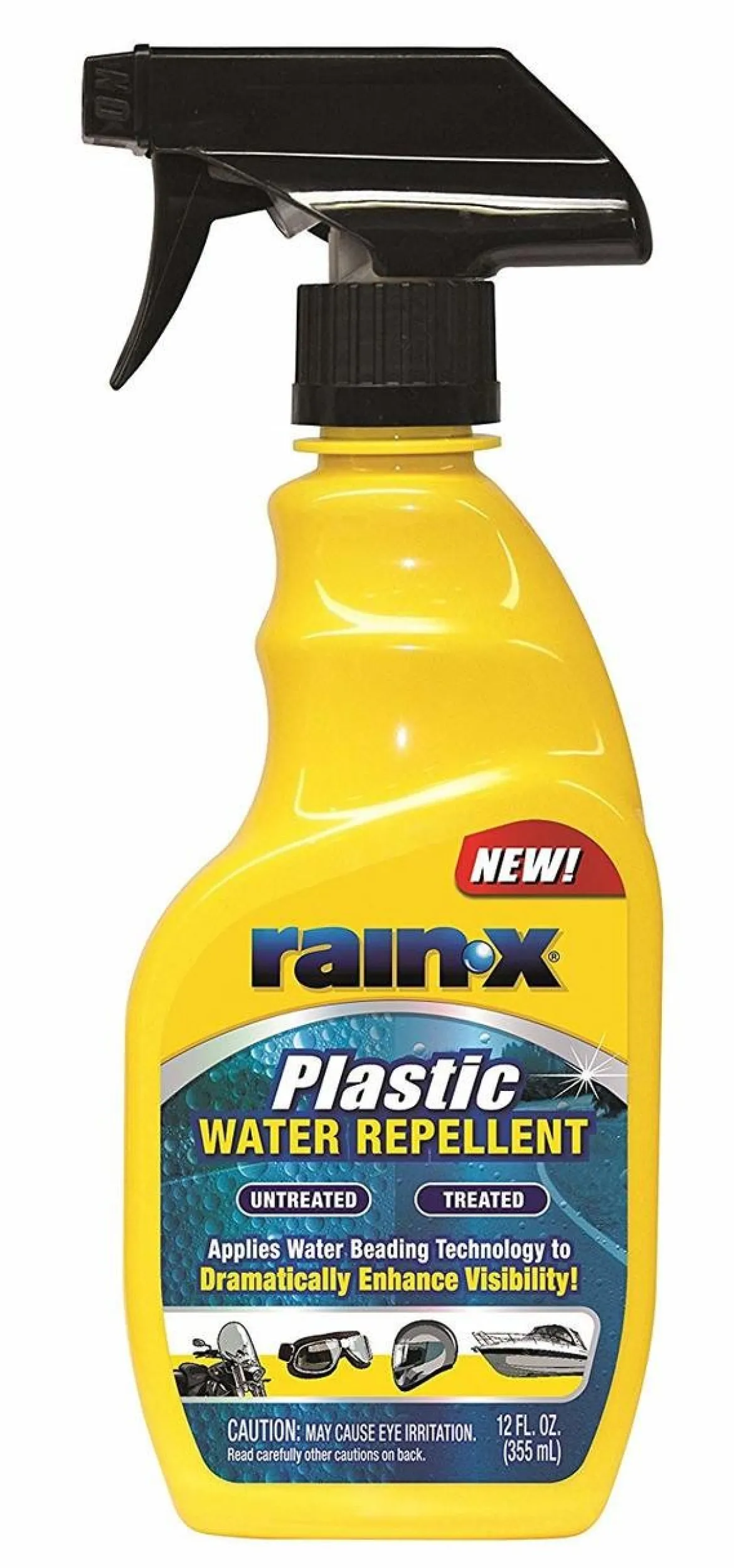 Rain-X 620036 Water Repellent Plastic Treatment - 12 fl. oz.