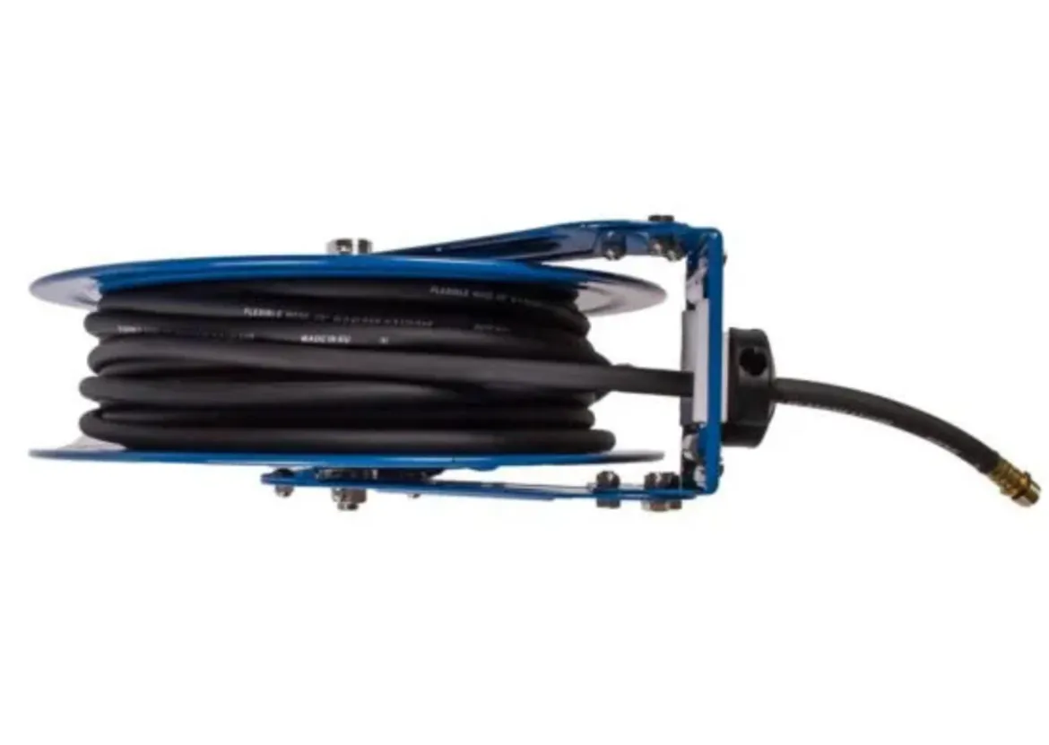 Rapidair, 1/2 inch x 50 foot, 1/2 inch Inlet x 1/2 inch NPT Outlet, Blue, Dual Arm, All Metal (R-05050)