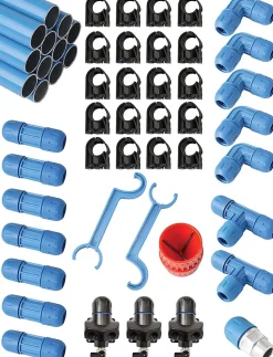 RapidAir F28090 1" Fastpipe Master Kit, 90', 1", Blue