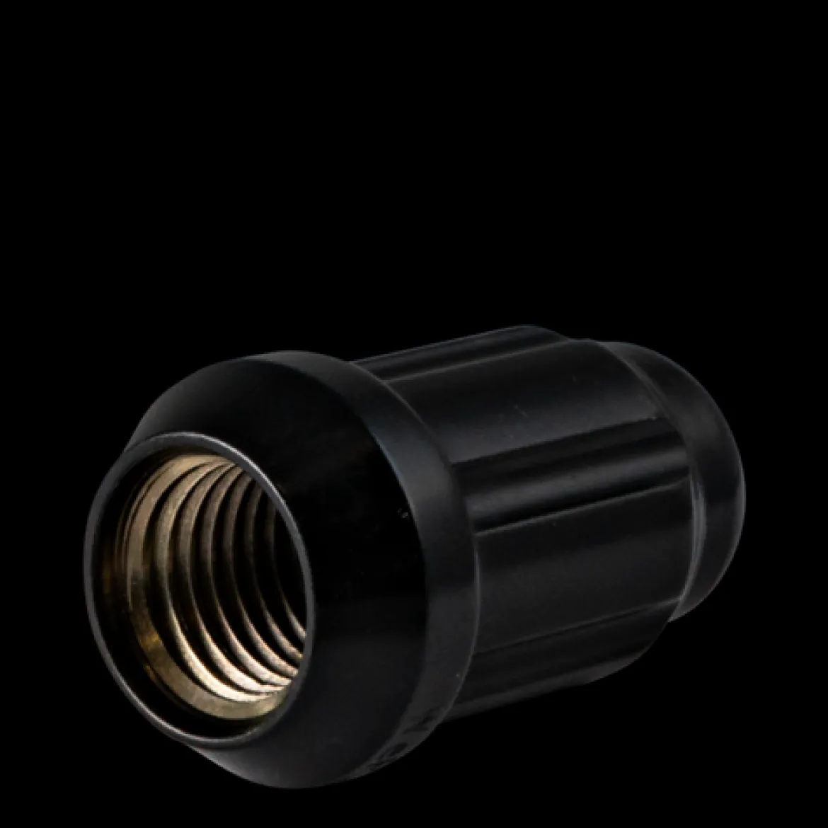 RHI Automotive 14x1.5 Closed End Long Spline 6 Lug 2.00" Black 24 Lugs 1 Key (8744LK6-B)