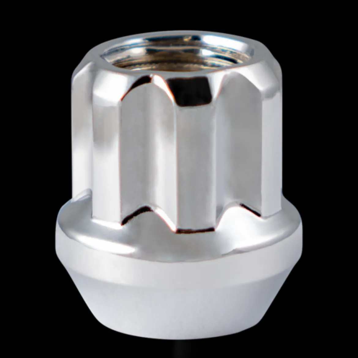 RHI Automotive 14x1.5 Spline 6 Lug Open End Zinc 1.00" 24 Lugs 1 Key (8734K6-Z)