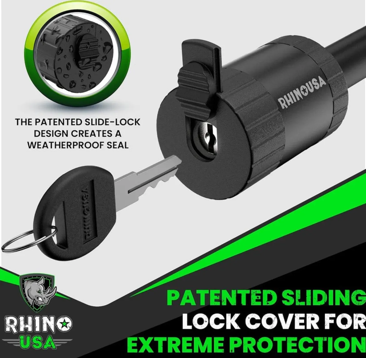 Rhino USA Locking Hitch Pin For 2.5' Class V Hitch (HITCH-PIN-2.5)