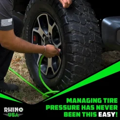 RHINO USA MULTI-TIRE INFLATION KIT - 4 WHEEL (AC-TI4W-GRN)