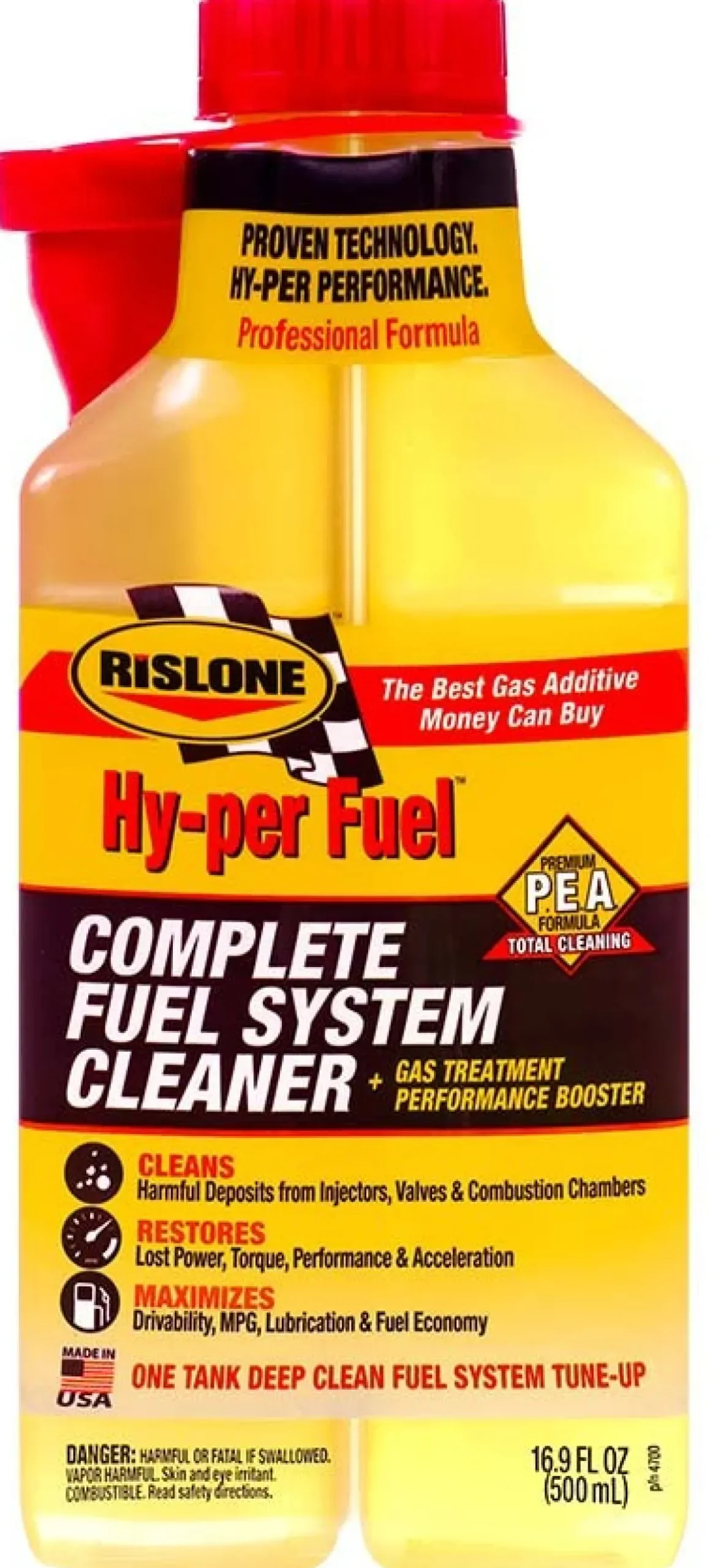Rislone 4700 Hy-per Fuel Complete Fuel System Cleaner Gas - 16.9 oz.