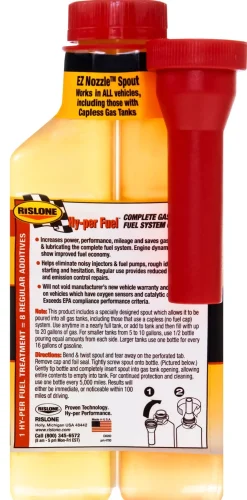 Rislone 4700 Hy-per Fuel Complete Fuel System Cleaner Gas - 16.9 oz.