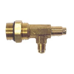 Robinair Combination Inlet Tee for R-12 and R-134a Systems (15495)