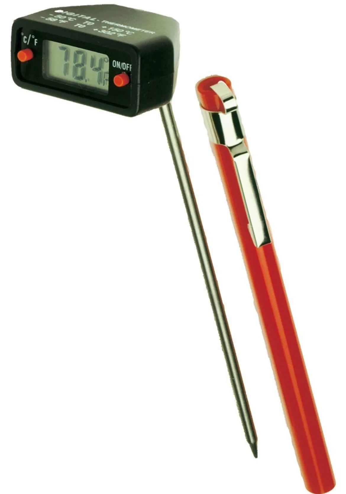 Robinair Digital Swivel Head Thermometer for Precision Temperature Measurement (43230)