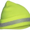 SAS Safety 690-1711 Yellow Knit Beanie w/ Reflective Trim