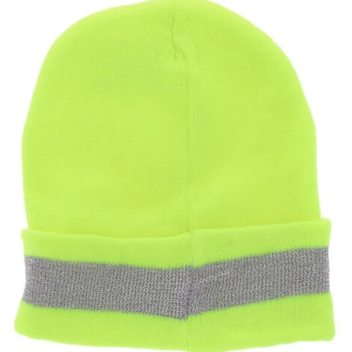 SAS Safety 690-1711 Yellow Knit Beanie w/ Reflective Trim