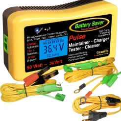 Save A Battery 2365-36-LCD 36v 50 W (1.39A) Maintainer, Pulse Cleaner & Tester