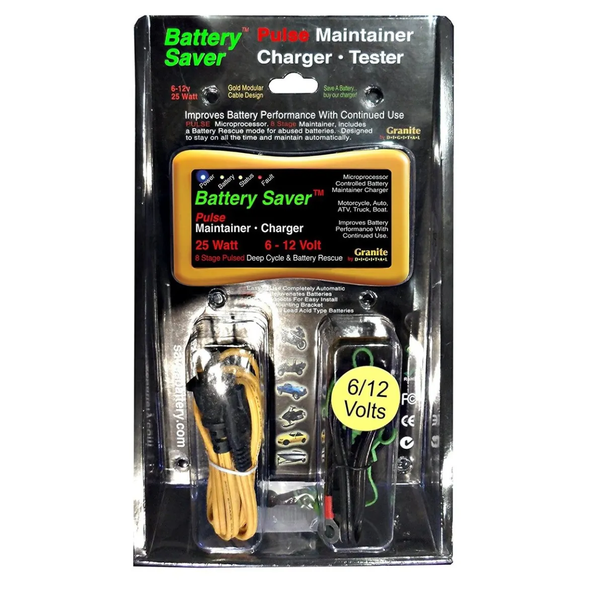 Save-A-Battery 3015LCD 12V 25W Battery Maintainer & Saver (3015LCD)