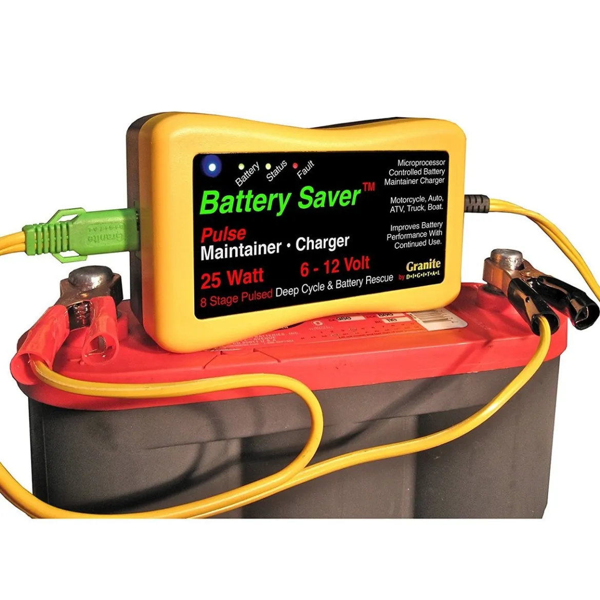 Save-A-Battery 3015LCD 12V 25W Battery Maintainer & Saver (3015LCD)