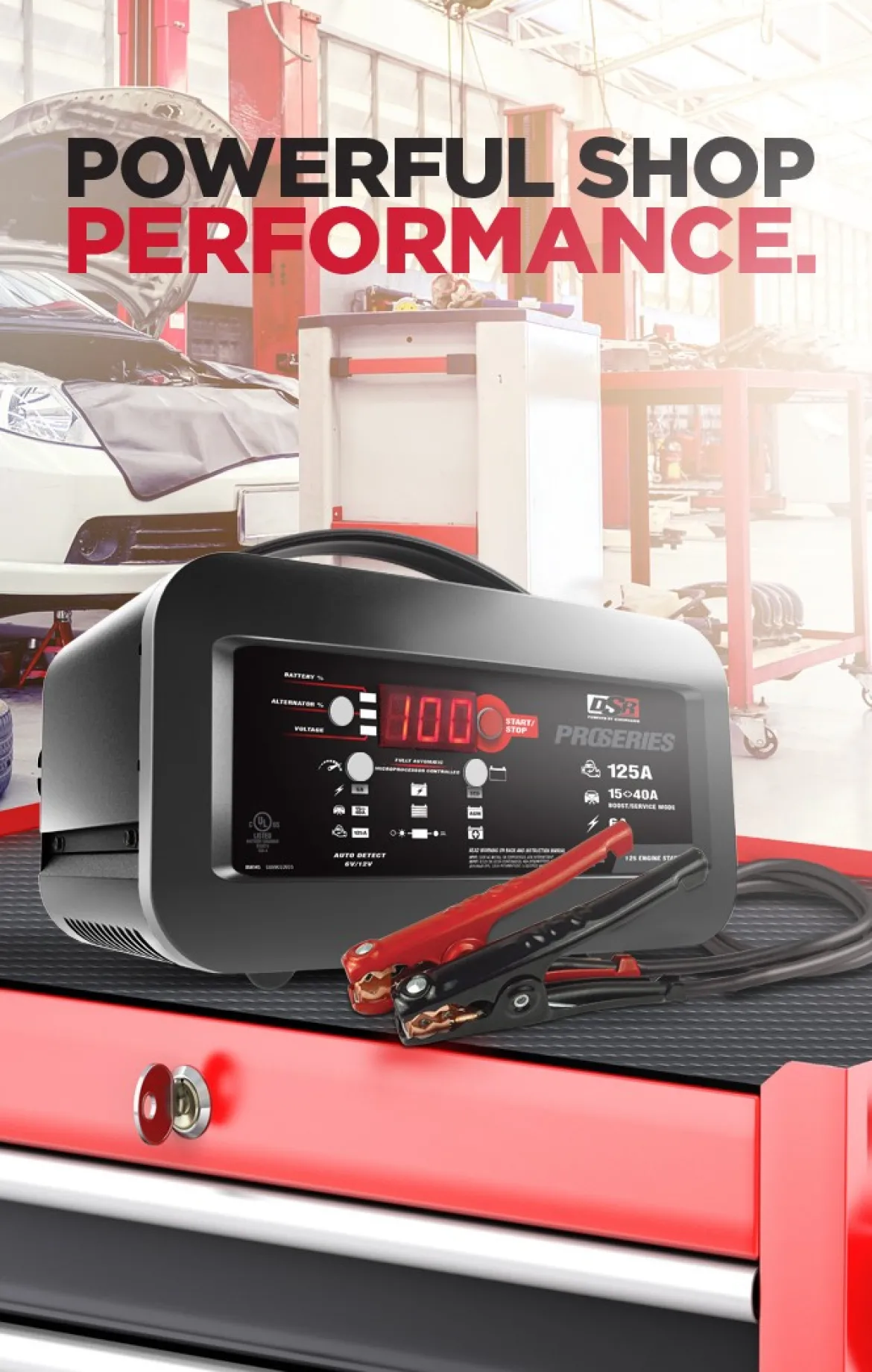 Schumacher 6V/12V 125A Battery Charger/Engine Starter (DSR145)