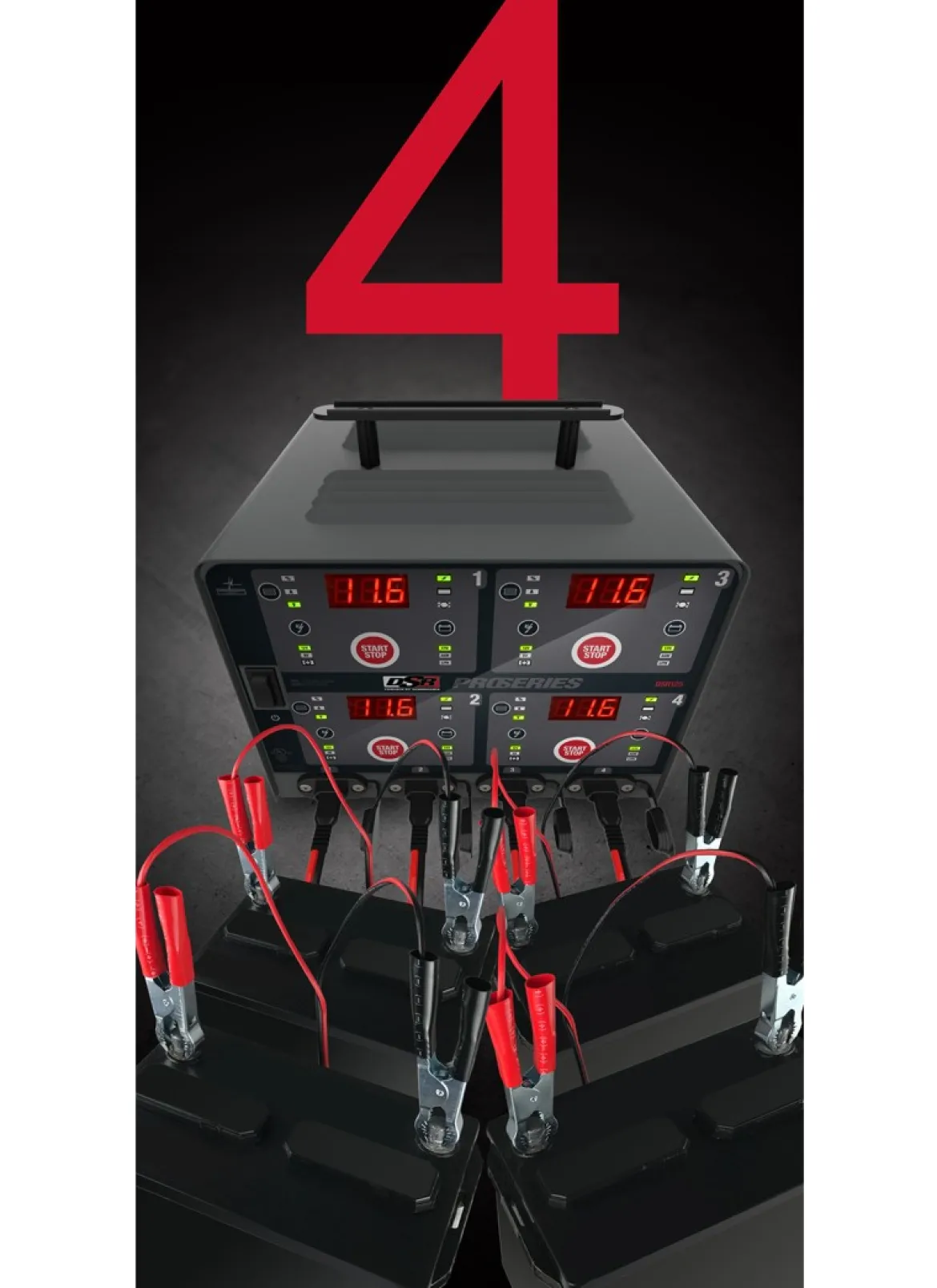 Schumacher 6V/12V 4-Bank Automatic Battery Charging Station (DSR125)
