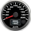 Speedhut 2-5/8" 200 km/h GPS Speedometer (R25-S2-REV)