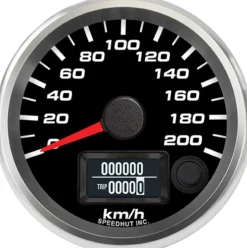 Speedhut 2-5/8" 200 km/h GPS Speedometer (R25-S2-REV)