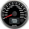 Speedhut 2-5/8" 260 km/h GPS Speedometer (R25-S4-REV)