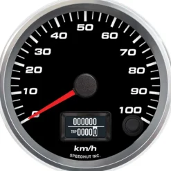 Speedhut 3-3/8" 100 km/h Metric GPS Speedometer (R3-S8-REV)