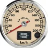 Speedhut 3-3/8" Antique Metric 200 km/h GPS Speedometer (R3-S2-ATQ)