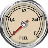Speedhut 2-5/8" Antique Programmable Fuel Level Gauge (L25-FL1-ATQ)
