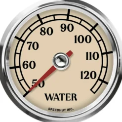 Speedhut 2-5/8" Antique Series 50-125C Water Temp Gauge (L25-WT2-ATQ)
