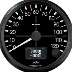 Speedhut 3-3/8" BMW Design 120 mph GPS Speedometer (R3-S1-BMW)