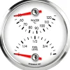 Speedhut 3-3/8" Cels Water Temp / Fuel Level (top/bot) (L3-DG8-LEG)
