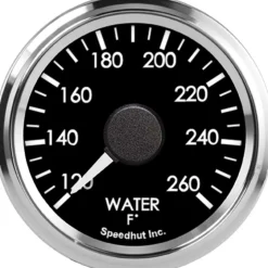 Speedhut 2-1/16" Cobra 120-260F Water Temp Gauge (L2-WT1-COB)