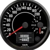 Speedhut 4" JDM 510 200 km/h GPS Speedometer / Fuel Level (R4-DS5-510)