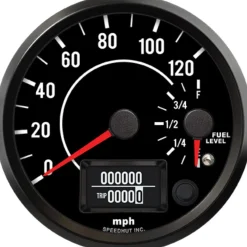 Speedhut 4" JDM 510 120mph GPS Speedometer/Fuel Lev Gauge (R4-DS1-510)