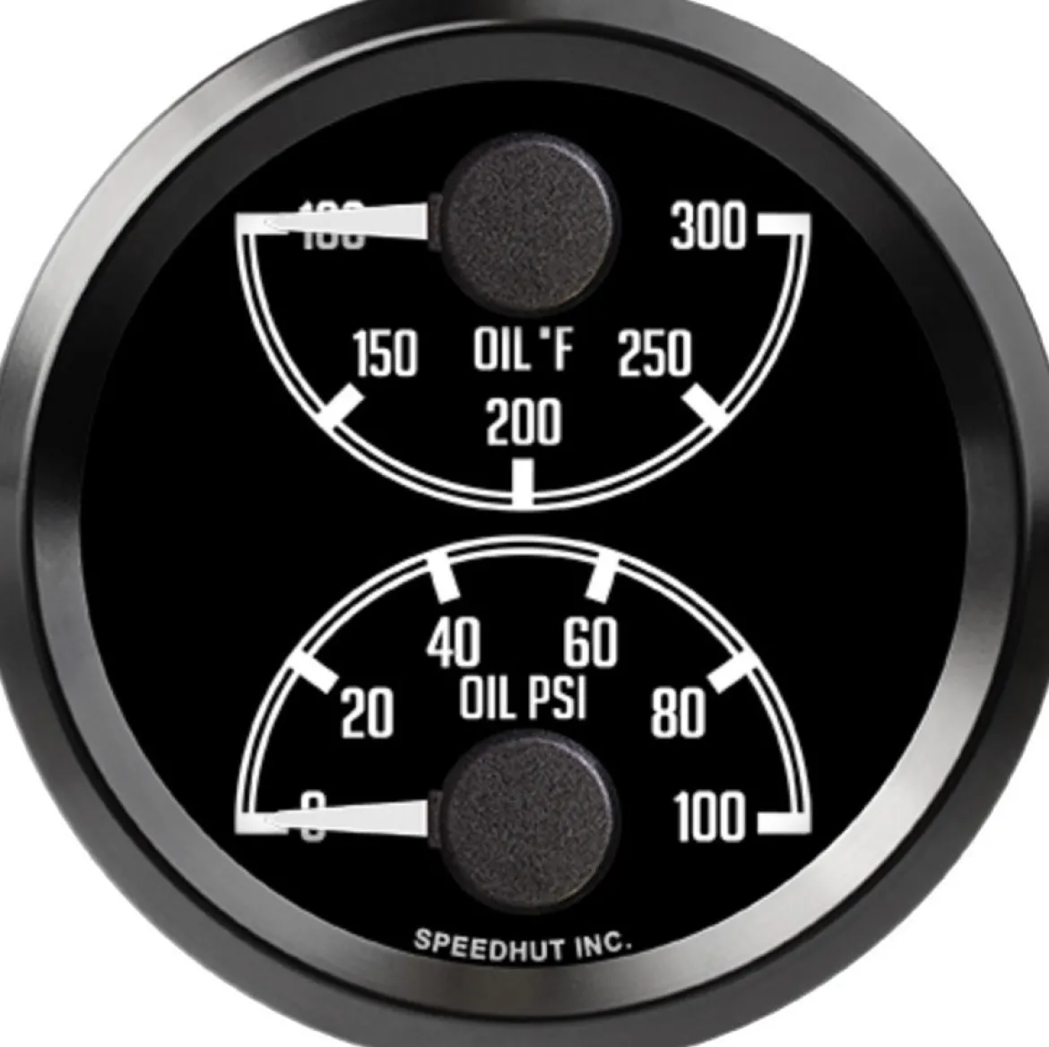 Speedhut 2-5/8" JDM Z Oil Temp / Oil Pressure (top/bot) (L25-DG6-DATZ)