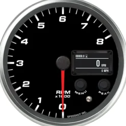 Speedhut 4-1/2" 8K PM/DM Playback Tachometer (R45-TCR1-REV)
