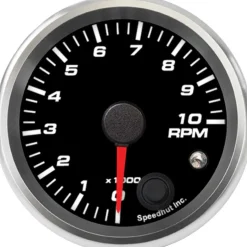 Speedhut 2-5/8" 10K RPM Shift-light Tachometer (R25-TC4-REV)