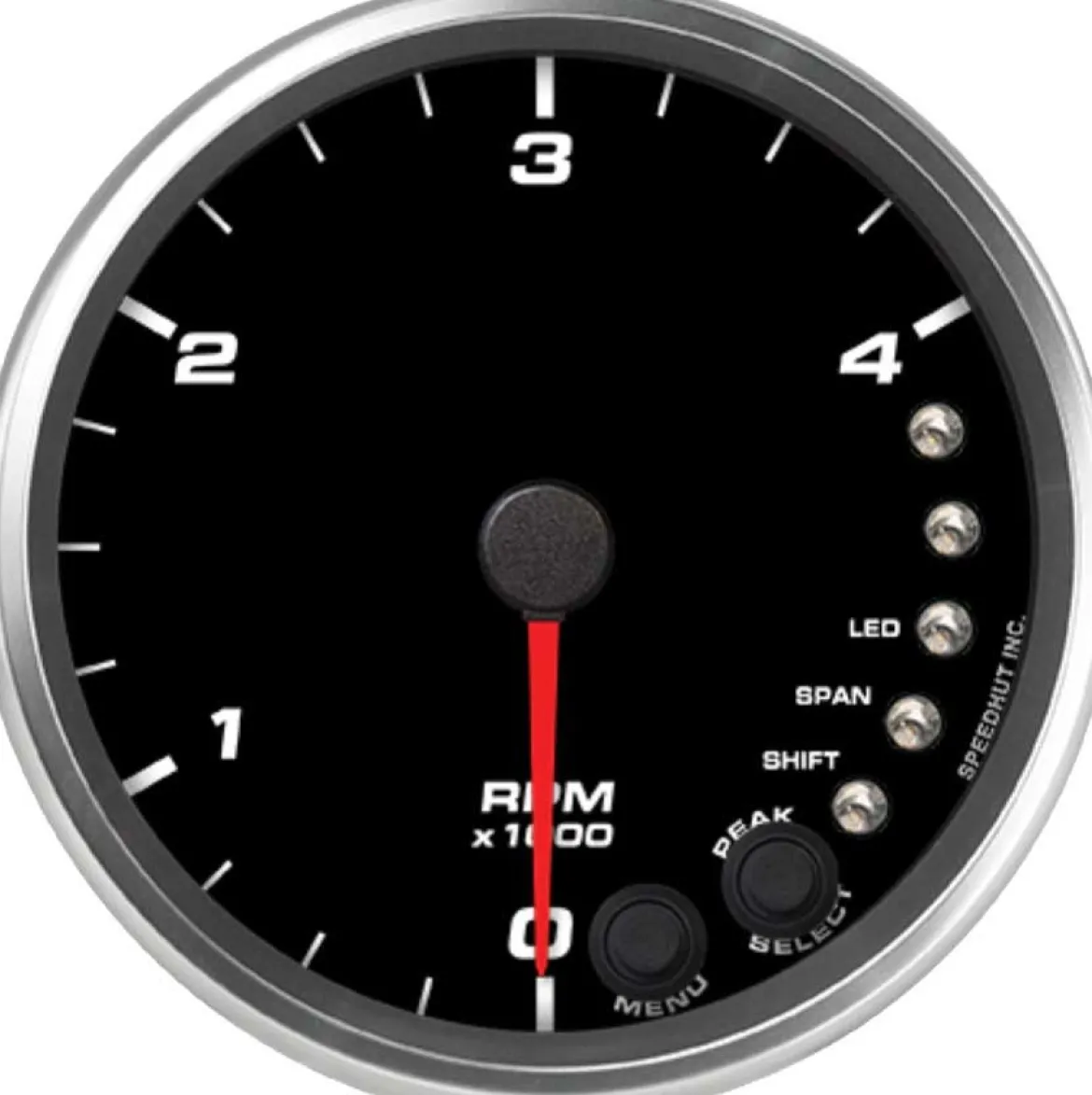 Speedhut 4" 4K RPM Shift-light Diesel Tachometer (R4-TC7-REV)