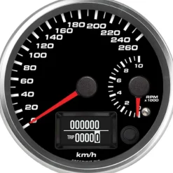 Speedhut 4" 260km/h GPS Speedometer/10K Tachometer Gauge (R4-DS19-REV)