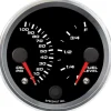 Speedhut 3-3/8" Oil PSI / Fuel Level Dual Gauge (R3-DG18-REV)