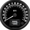 Speedhut 4" Pontiac Design 160 mph GPS Speedometer (R4-S3-PTC)