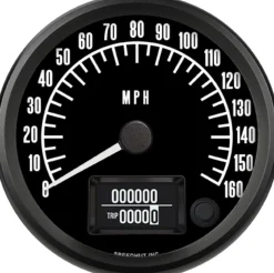 Speedhut 4" Pontiac Design 160 mph GPS Speedometer (R4-S3-PTC)
