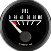 Speedhut 2-1/16" Pontiac 0-100PSI Oil Pressure 90° Sweep (L2-OP6-PTC)