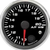 Speedhut 2-5/8" Spartan 10-20 Air/Fuel Gauge w/ Warning (R25-WB4-REV)