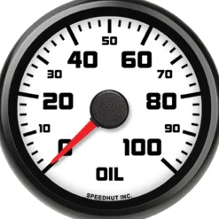 Speedhut 2-5/8" Street XL 100 PSI Oil Pressure Gauge (L25-OP3-SXL)