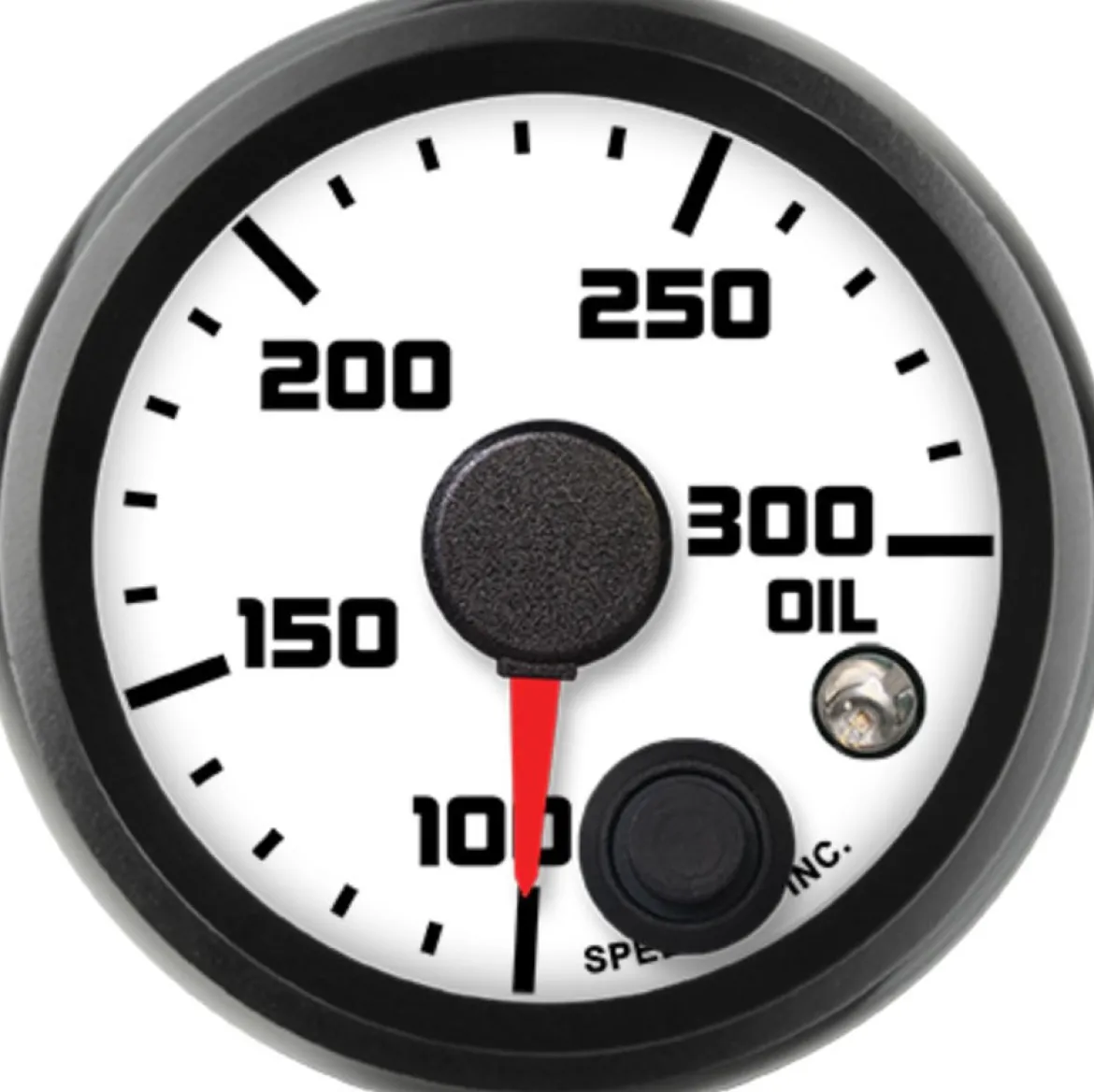 Speedhut 2-1/16" Street XL 100-300F Oil Temp w/ Warning (R2-OT1-SXL)
