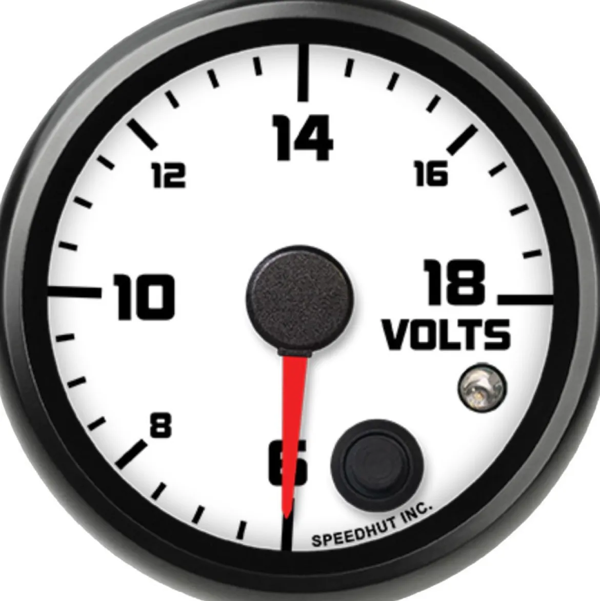 Speedhut 2-5/8" Street XL 6-18V Volt Gauge w/ Warning (R25-V1-SXL)